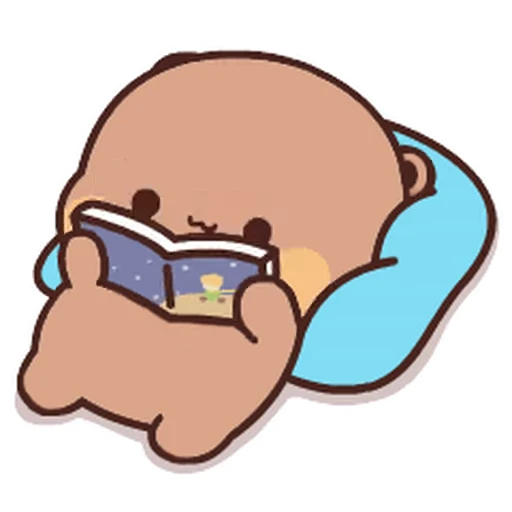 📖 Стикер «Bubu and Dudu 14» для Telegram