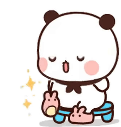 🤩 Стикер «Bubu and Dudu 15» для Telegram