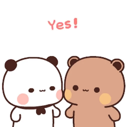 🆗 Стикер «Bubu and Dudu 17» для Telegram