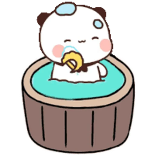 🛁 Стикер «Bubu and Dudu 1» для Telegram