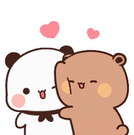 ❤️ Стикер «Bubu and Dudu 3» для Telegram