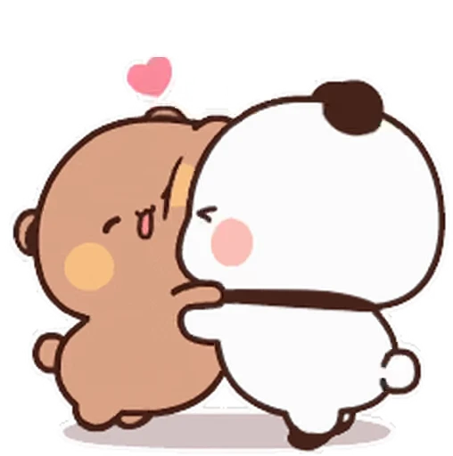 ❤️ Стикер «Bubu and Dudu 3» для Telegram