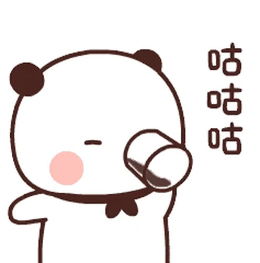 🍷 Стикер «Bubu and Dudu 4» для Telegram