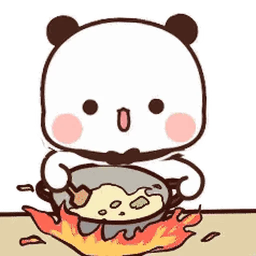 👩‍🍳 Стикер «Bubu and Dudu 4» для Telegram