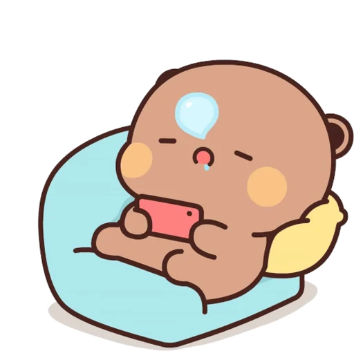 😪 Стикер «Bubu and Dudu 5» для Telegram