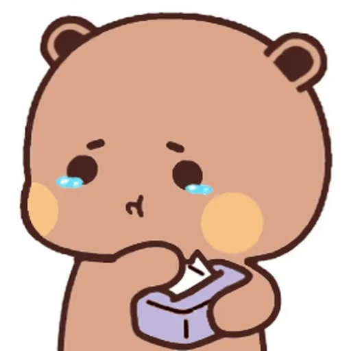 😢 Стикер «Bubu and Dudu 8» для Telegram