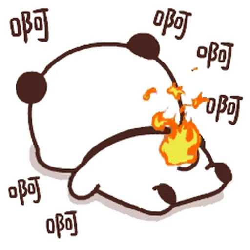 🔥 Стикер «Bubu and Dudu 10» для Telegram