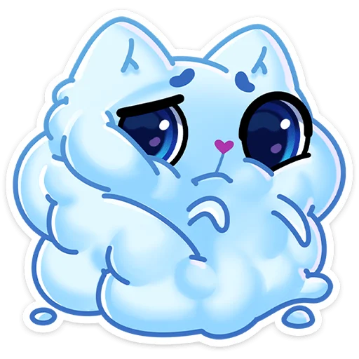 😟 Стикер «И второй стиль - Котялок в ведёрке» для Telegram