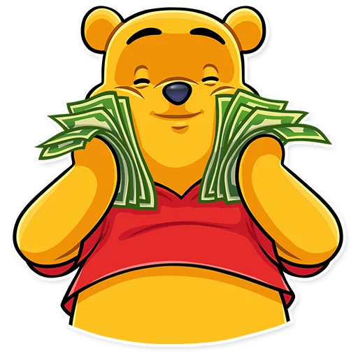 🤑 Стикер «Winnie the Pooh» для Telegram