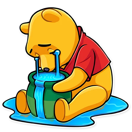 😭 Стикер «Winnie the Pooh» для Telegram