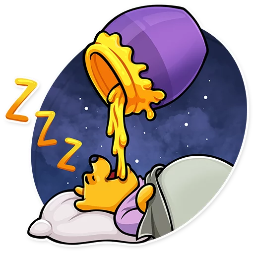 😴 Стикер «Winnie the Pooh» для Telegram
