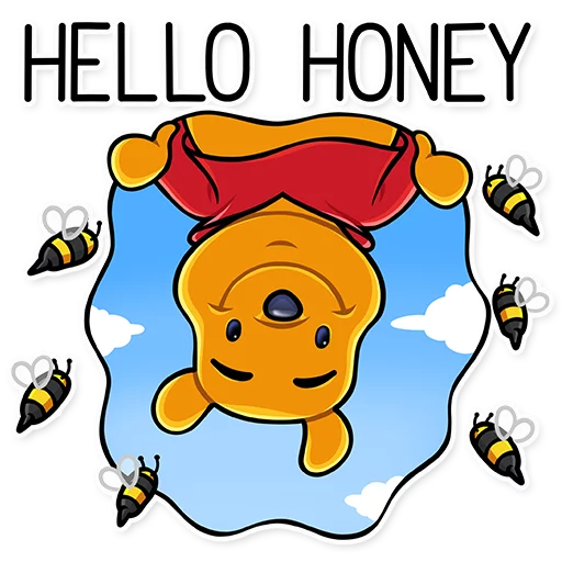 👋 Стикер «Winnie the Pooh» для Telegram