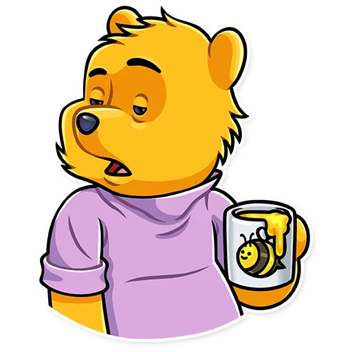 ☕️ Стикер «Winnie the Pooh» для Telegram