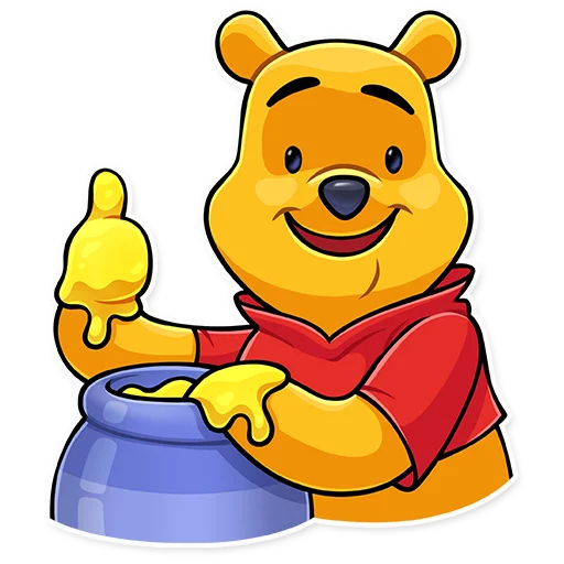 👍 Стикер «Winnie the Pooh» для Telegram