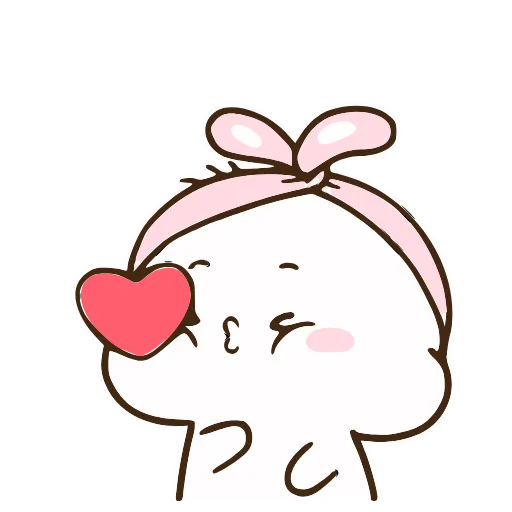 💕 Стикер «Cute» для Telegram