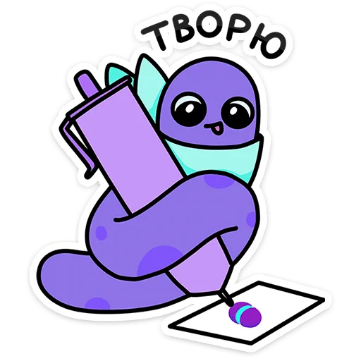 ⭐ Стикер «Насекомые и их знакомые» для Telegram
