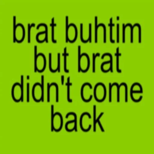 💚 Стикер «buhtim brat 2.0» для Telegram