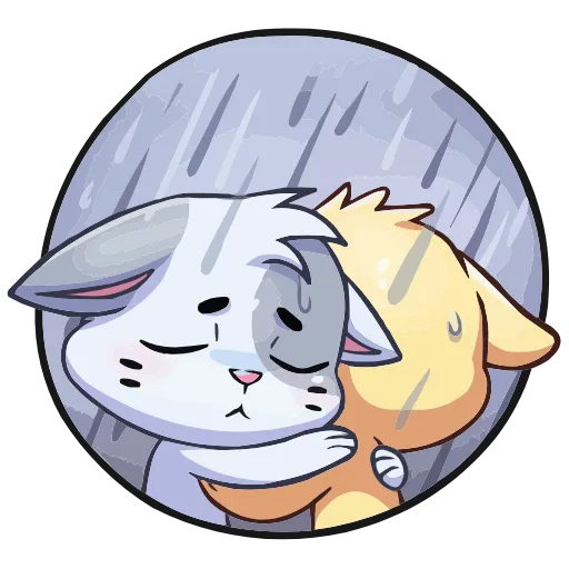 🤩 Эмодзи «Бисквит И Ванилька» для Telegram
