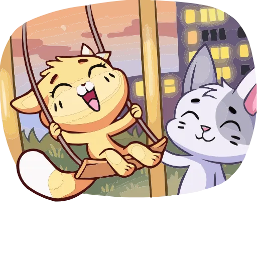 🤩 Эмодзи «Бисквит И Ванилька» для Telegram