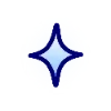 🎀 Эмодзи «Голубенькие буквы» для Telegram