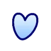 🎀 Эмодзи «Голубенькие буквы» для Telegram
