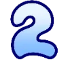 2️⃣ Эмодзи «Голубенькие буквы» для Telegram