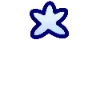 🎀 Эмодзи «Голубенькие буквы» для Telegram