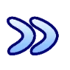 🎀 Эмодзи «Голубенькие буквы» для Telegram