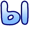 ✨ Эмодзи «Голубенькие буквы» для Telegram