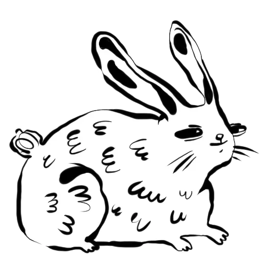 🐇 Стикер «Буквы чёрного моря» для Telegram