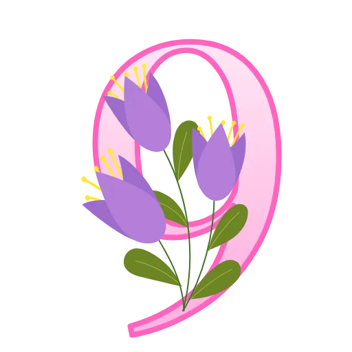 🌷 Эмодзи «#animated #fonts» для Telegram