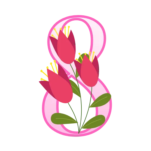 🌷 Эмодзи «#animated #fonts» для Telegram