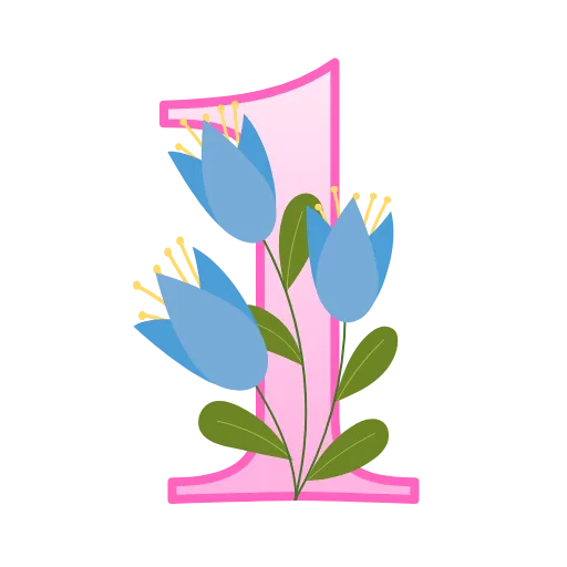 🌷 Эмодзи «#animated #fonts» для Telegram