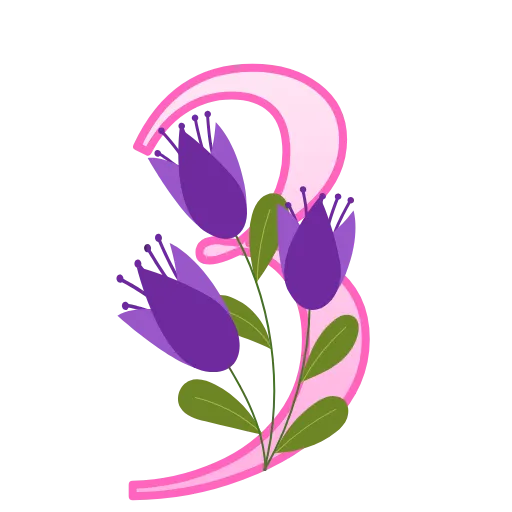 🌷 Эмодзи «#animated #fonts» для Telegram
