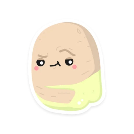 😘 Стикер «Бульб» для Telegram