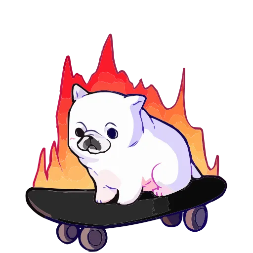 🛹 Эмодзи «Бульдозер» для Telegram