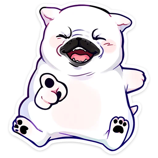 😆 Стикер «Бульдозер» для Telegram