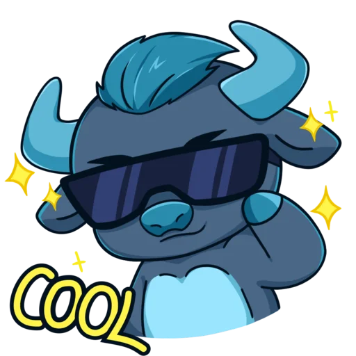 Стикерпак Mine free BULL для Telegram — скачать