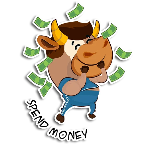 💵 Стикер «БЫКИ_2021» для Telegram