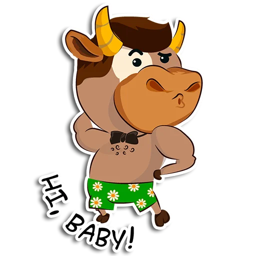 👋 Стикер «БЫКИ_2021» для Telegram