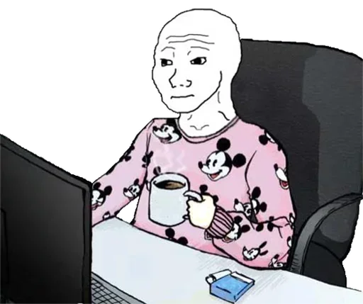 ☕️ Стикер «Bullshit» для Telegram