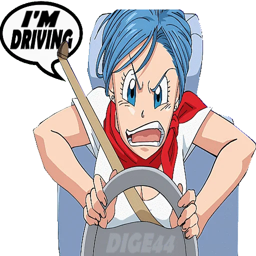 🚗 Стикер «BULMA» для Telegram
