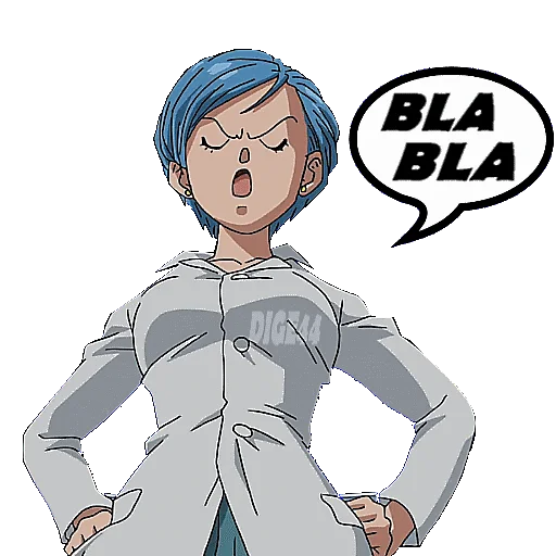 🗣 Стикер «BULMA» для Telegram