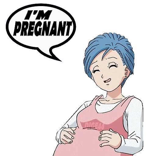 🤰 Стикер «BULMA» для Telegram