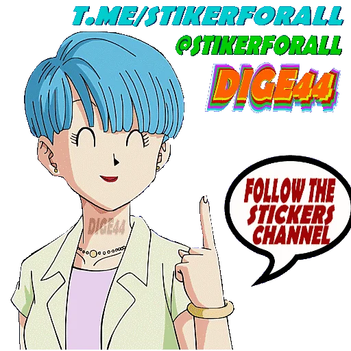 🗣 Стикер «BULMA» для Telegram