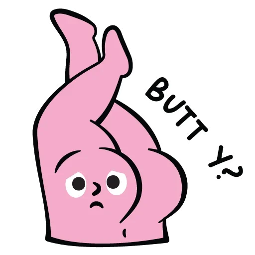 😧 Стикер «Bum Bum Bum» для Telegram