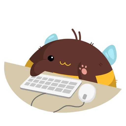 🐾 Стикер «Шмель Олег» для Telegram