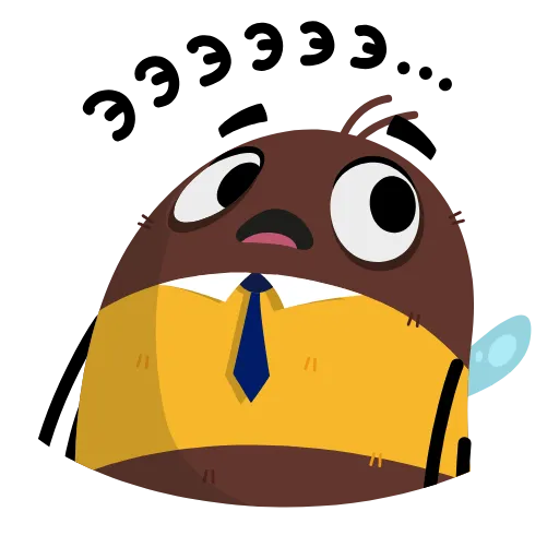 🤨 Стикер «Шмель Олег» для Telegram