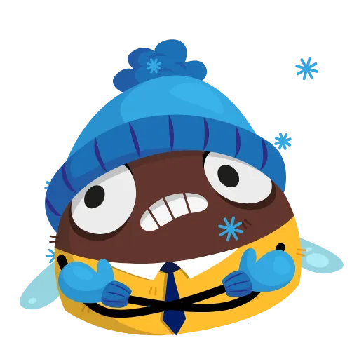 🥶 Стикер «Шмель Олег» для Telegram