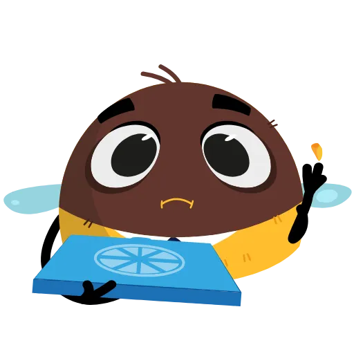 🍕 Стикер «Шмель Олег» для Telegram